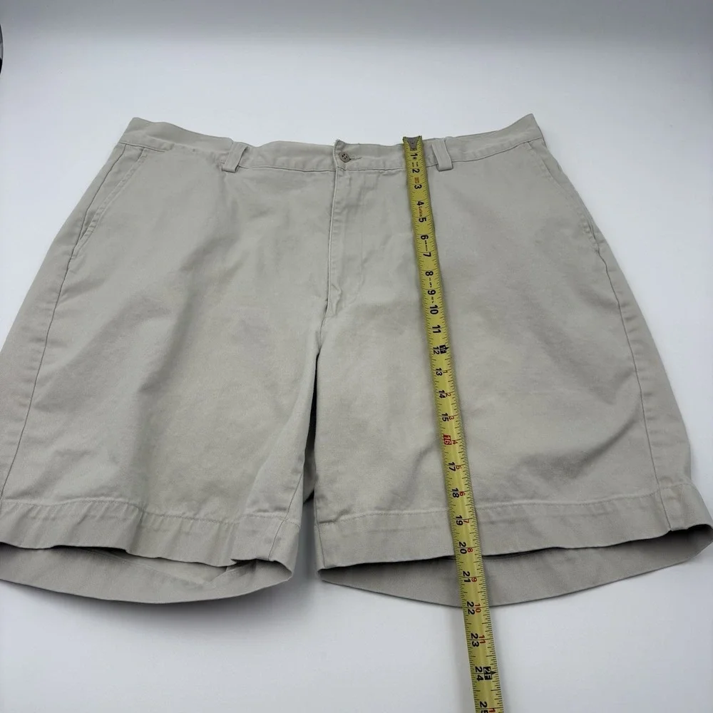 Polo Ralph Lauren Chino Shorts Mens 42 Khaki Cotton Casual Twill Vtg